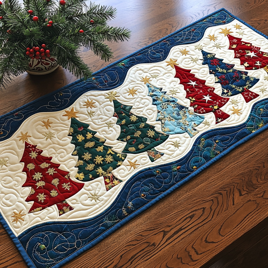 Christmas Tree TAI061124206 Quilted Table Runner