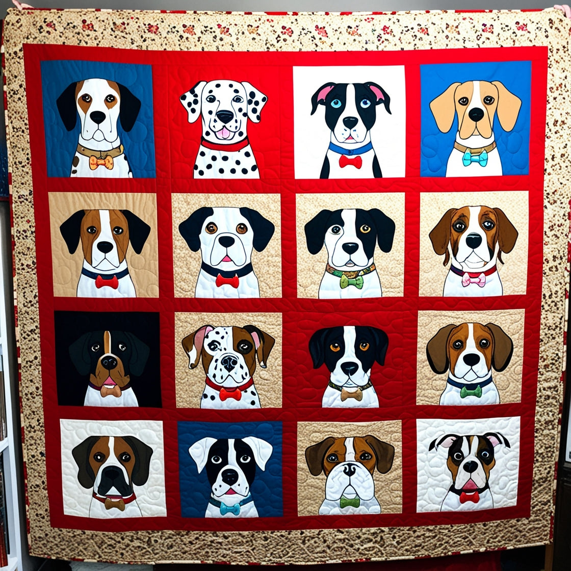 Dogs NTA151024166 Quilt Blanket