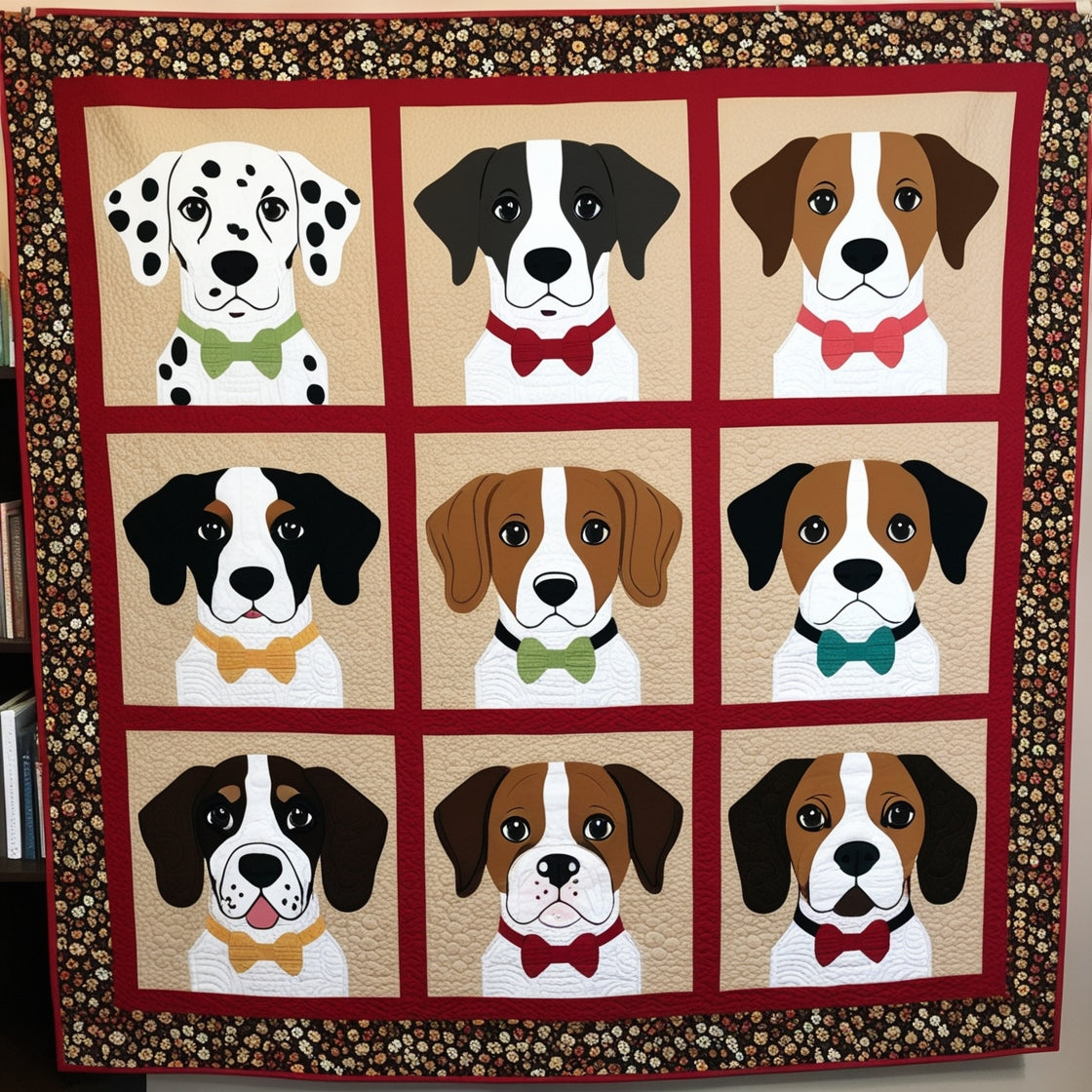 Dogs NTA151024167 Quilt Blanket