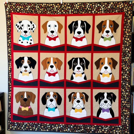 Dogs NTA151024171 Quilt Blanket