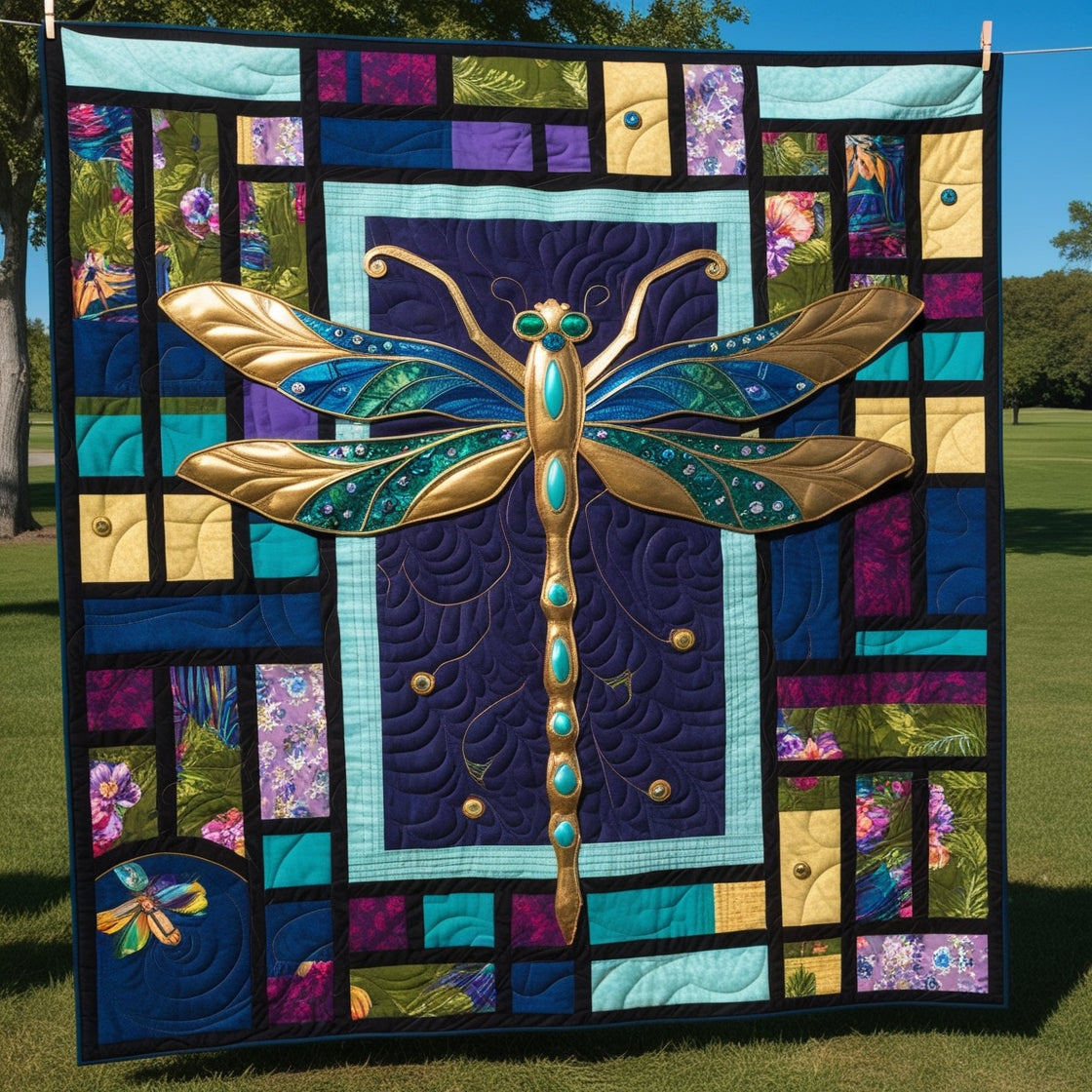 Dragonfly NTA151024090 Quilt Blanket