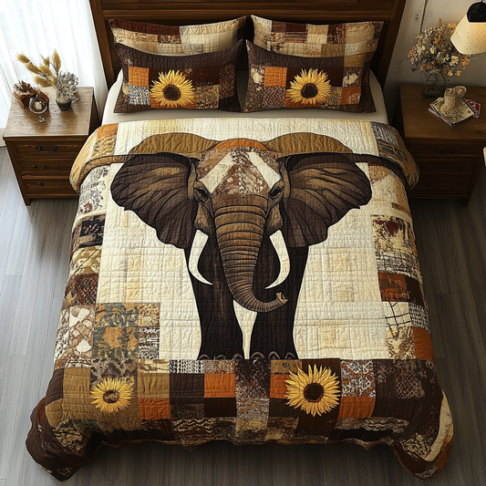 Elephant TAI311024120 Quilt Bedding Set