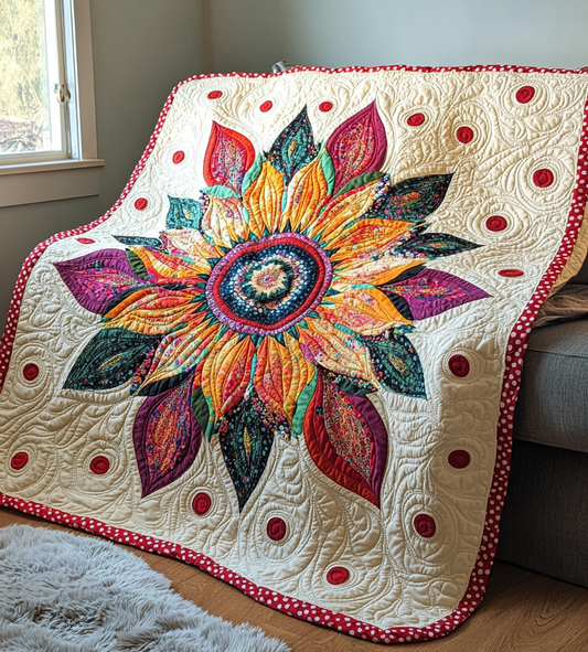 Flower DAI311024374 Quilt Blanket