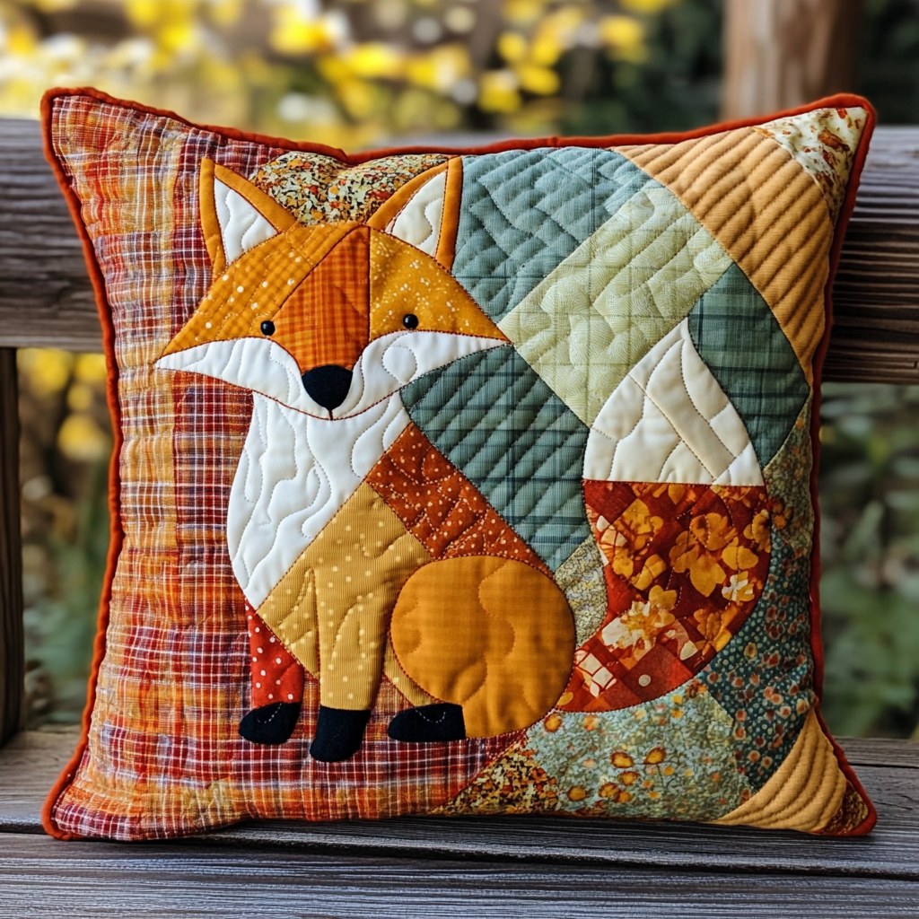 Fox DAI05112493 Quilted Pillow Case