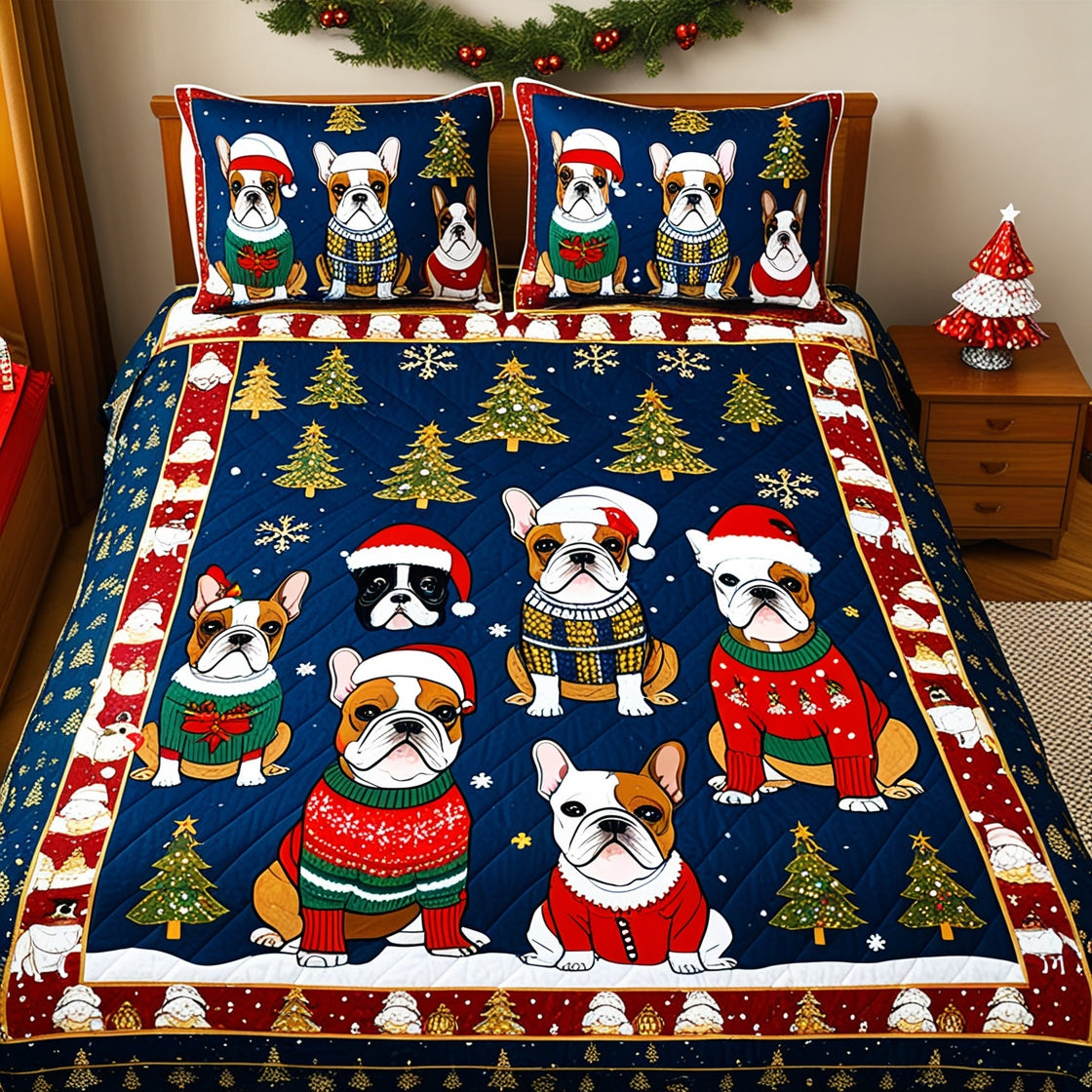 French Bulldog NTA041124399 Quilt Bedding Set