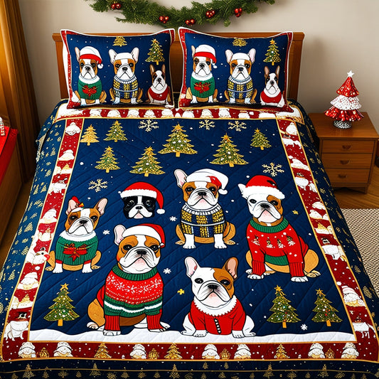 French Bulldog NTA041124399 Quilt Bedding Set