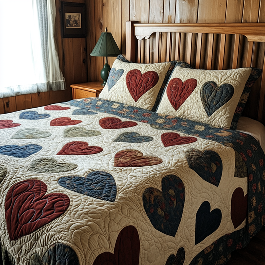 Heart TAI061124006 Quilt Bedding Set