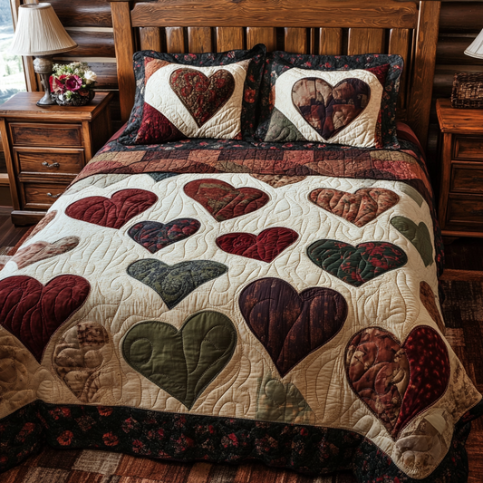 Heart TAI061124012 Quilt Bedding Set