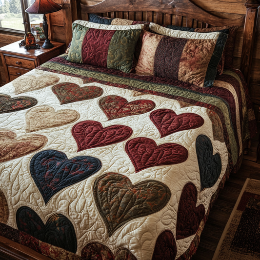 Heart TAI061124013 Quilt Bedding Set