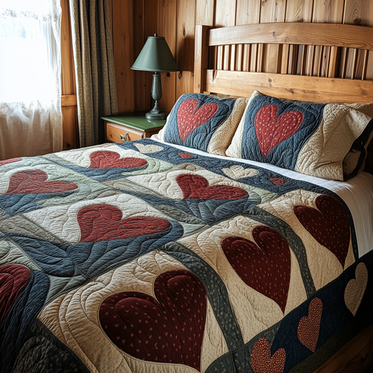 Heart TAI061124021 Quilt Bedding Set