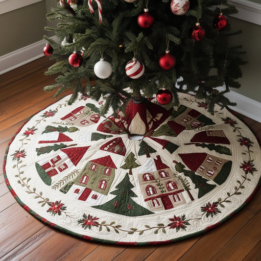 Houses NTA061124283 Quilted Tree Skirt