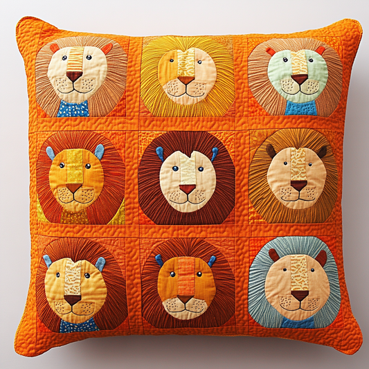 Lion DAI311024473 Quilted Pillow Case