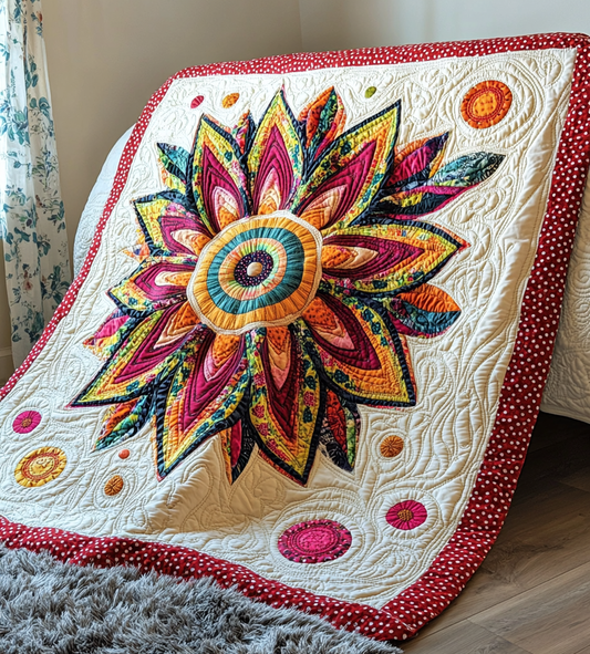 Mandala Flower DAI311024376 Quilt Blanket