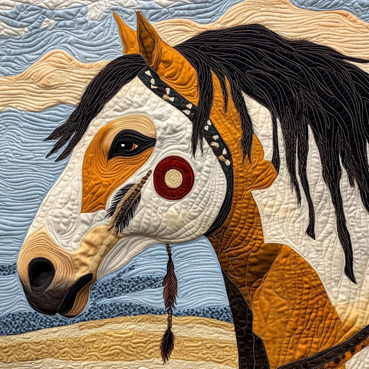 Native Horse TAI041124005 Quilt Blanket