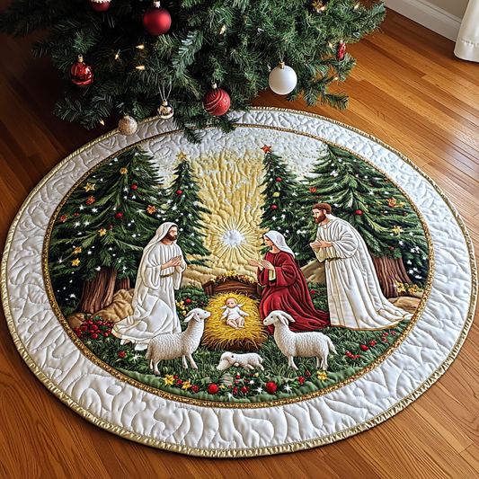 Nativity Scene TAI281024316 Quilted Tree Skirt