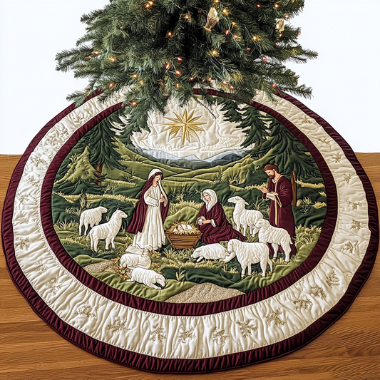 Nativity Scene TAI281024319 Quilted Tree Skirt