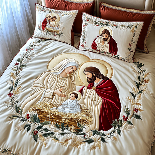 Nativity Scene TAI311024007 Quilt Bedding Set