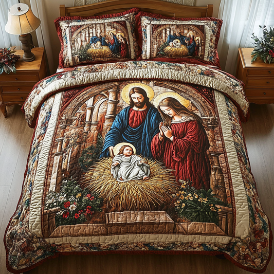 Nativity Scene TAI311024064 Quilt Bedding Set