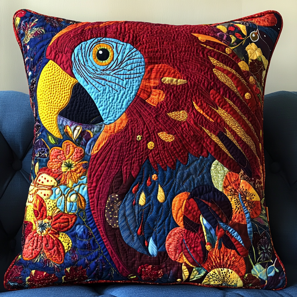 Parrot DAI311024449 Quilted Pillow Case