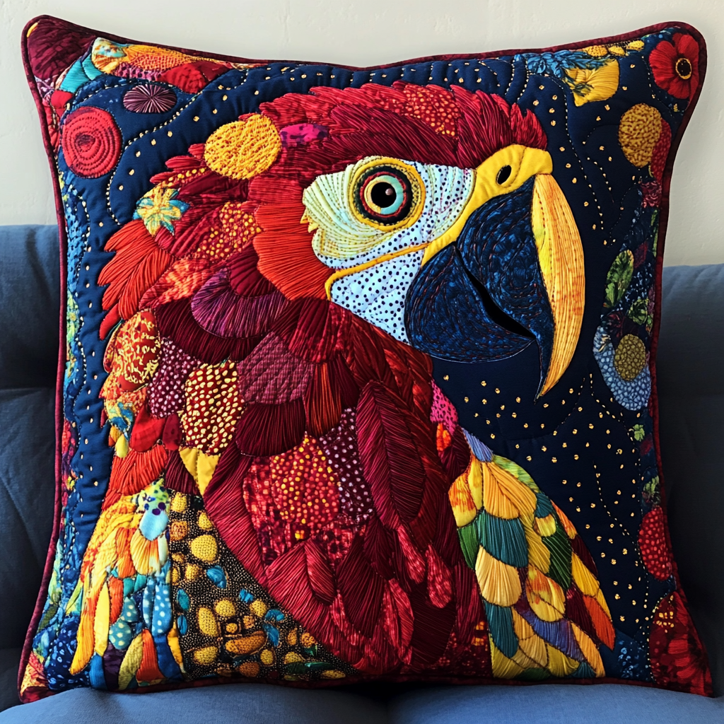 Parrot DAI311024451 Quilted Pillow Case