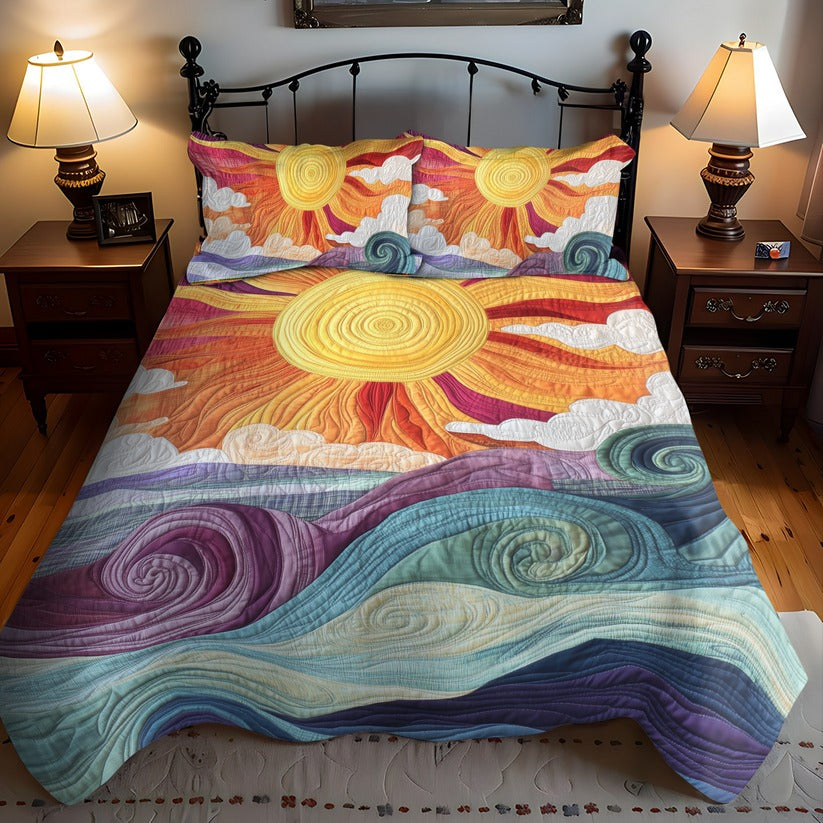 Sunshine By The Sea NTA281024328 Quilt Bedding Set