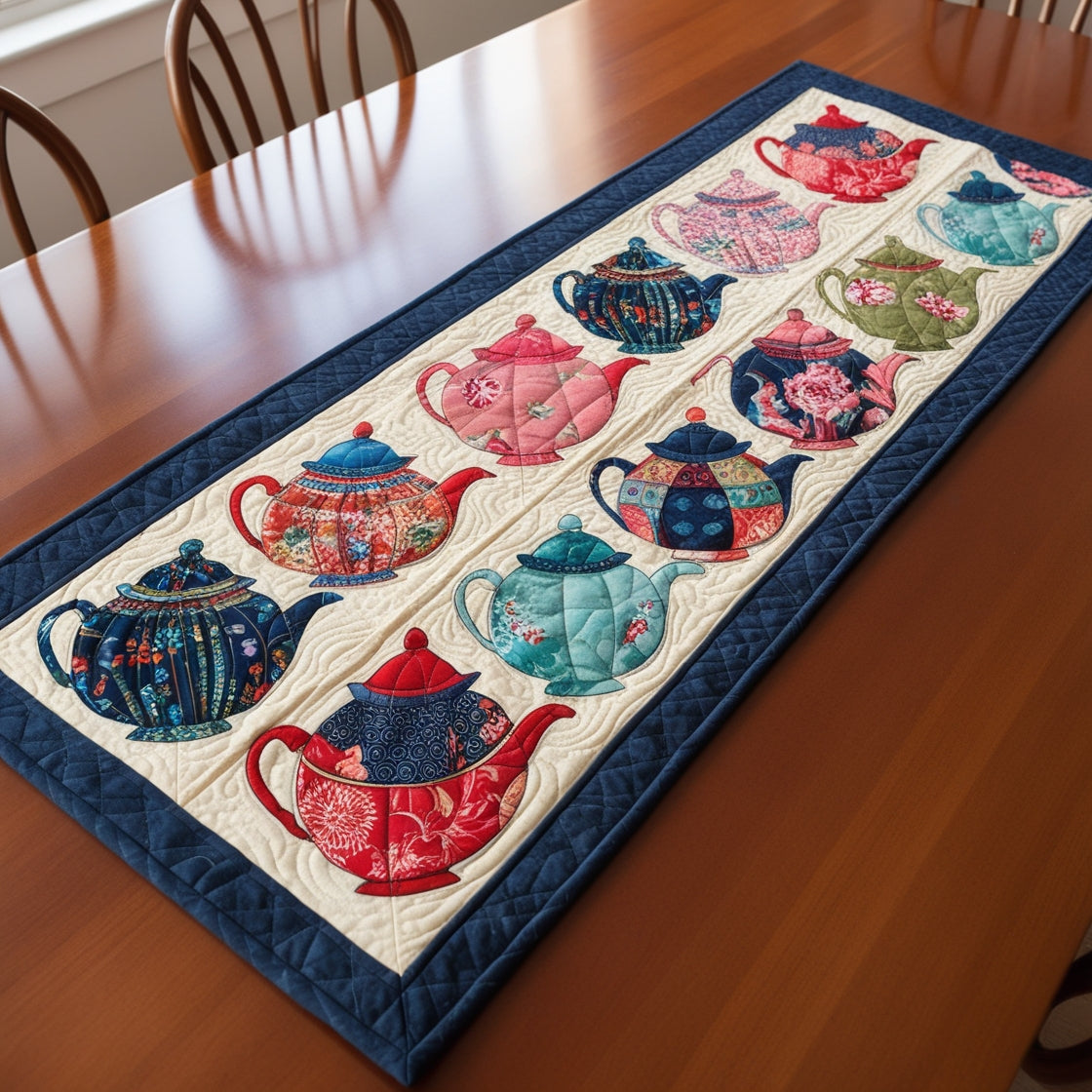 Teapot NTA041124671 Quilted Table Runner