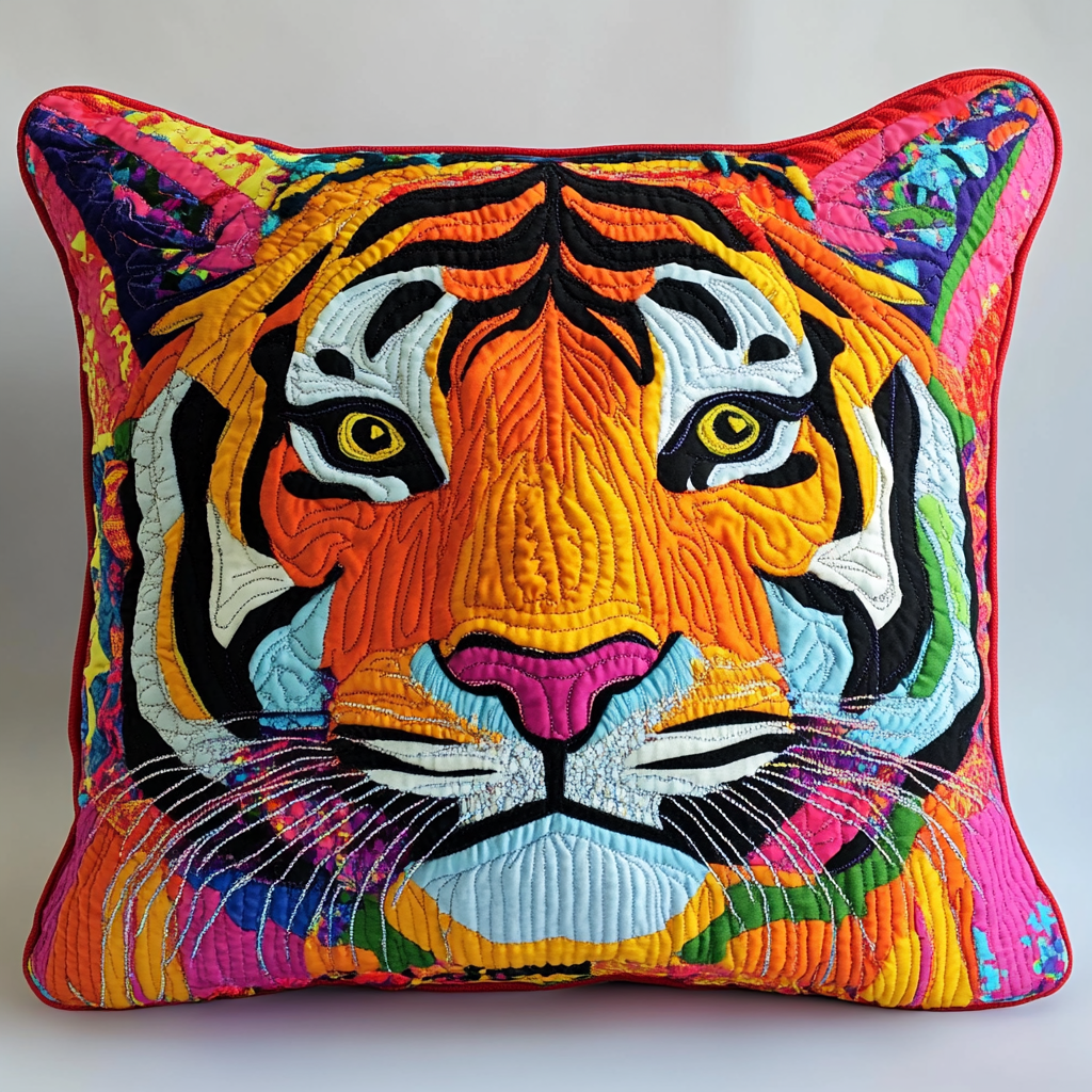 Tiger DAI05112483 Quilted Pillow Case