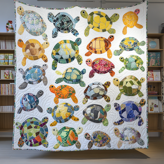 Turtle TAI041124094 Quilt Blanket