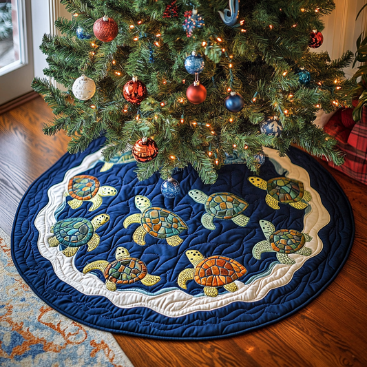 Turtle TAI041124538 Quilted Tree Skirt