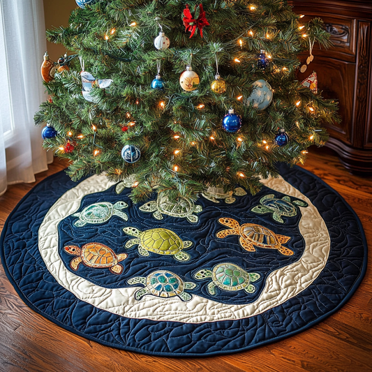 Turtle TAI041124539 Quilted Tree Skirt