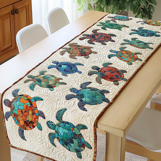 Turtle TAI311024211 Quilted Table Runner