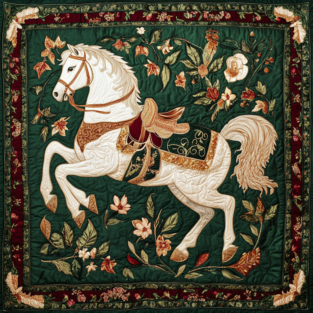 White Horse TAI061124348 Quilt Blanket