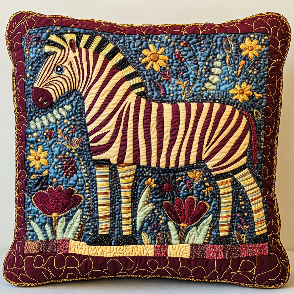 Zebra DAI311024435 Quilted Pillow Case